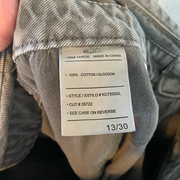 Kancan Gray Jeans V Waistband - Picture 6 of 7